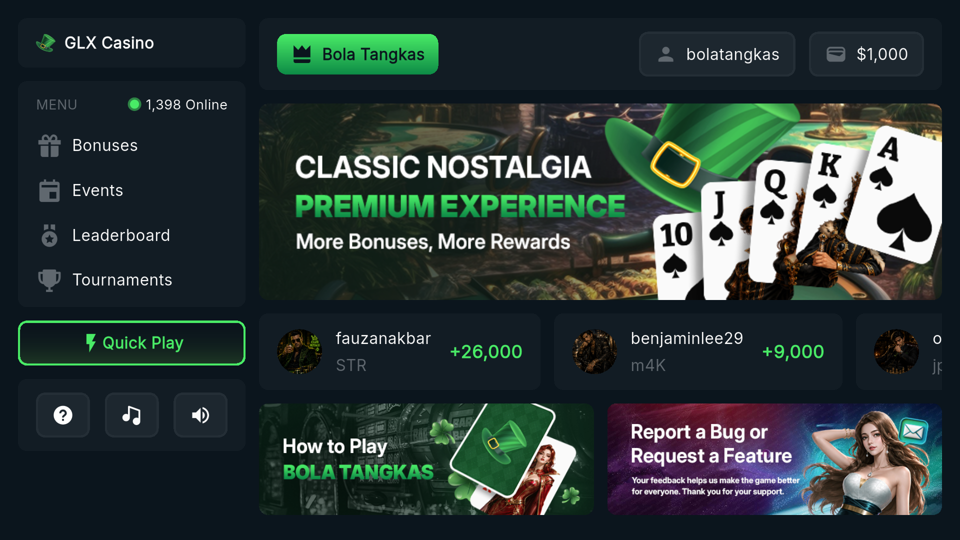 Bola Tangkas Screenshot Placeholder