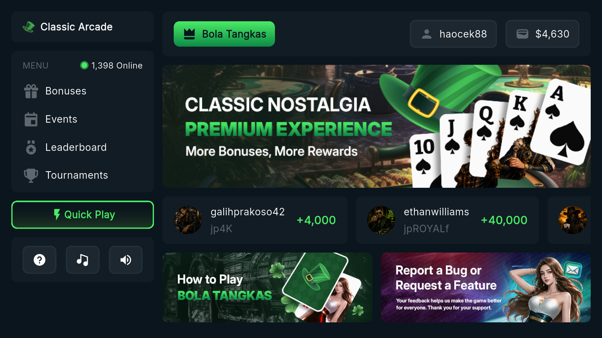Bola Tangkas Screenshot Placeholder